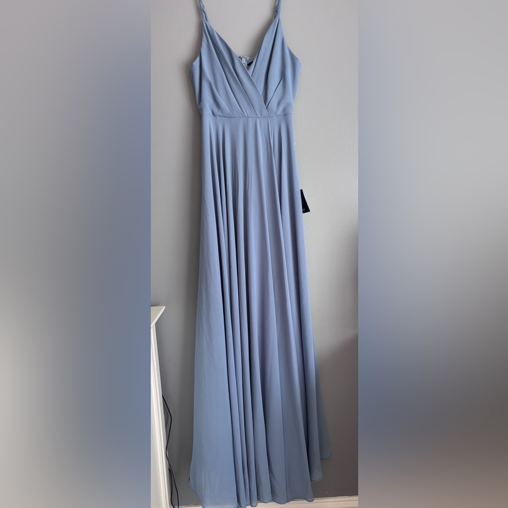 Lulu's Soft Periwinkle Maxi Dress